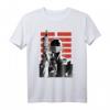 HapMonkey Snake Eyes Retro Red Stripe Portrait T-Shirt - Vintage Hasbro Gaming Design für Männer, Frauen & Kinder