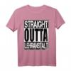 Abi Shirt 'Straight Outta Lehranstalt' – Abschluss T-Shirt für Abiturienten, Lehrer, Azubis & Studierende – Perfektes Geschenk für Abschluss & Weihnachten