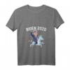 Damen Biden 2020 Riding Unicorn Funny Joe Biden For President T-Shirt mit V-Ausschnitt – Perfektes Wahlkampf-Geschenk für Unterstützer