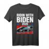 Ridin mit Biden 2020 Oldtimer Joe Biden Präsident Geschenk T-Shirt – Unterstützen Sie den Präsidenten mit Stil