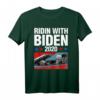 Ridin mit Biden 2020 Oldtimer Joe Biden Präsident Geschenk T-Shirt – Unterstützen Sie den Präsidenten mit Stil