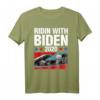 Ridin mit Biden 2020 Oldtimer Joe Biden Präsident Geschenk T-Shirt – Unterstützen Sie den Präsidenten mit Stil