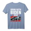 Ridin mit Biden 2020 Oldtimer Joe Biden Präsident Geschenk T-Shirt – Unterstützen Sie den Präsidenten mit Stil