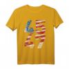 Pro-Trump American Flag Support T-Shirt - Celebrate Re-election & Patriotic Pride for Republican Rallies & Elections
