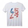 Pro-Trump American Flag Support T-Shirt - Celebrate Re-election & Patriotic Pride for Republican Rallies & Elections