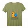 Damen T-Shirt 'Das ist Egon, wir gehen zusammen joggen Schnecke' - Persönliches Liebesgeschenk mit V-Ausschnitt