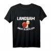 Marathon Lustiger Spruch Jogger Läufer T-Shirt – Witziges Geschenk für Marathonläufer & Jogger mit Schnecke Motiv, perfekt für Weihnachten & Geburtstag