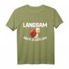 Marathon Lustiger Spruch Jogger Läufer T-Shirt – Witziges Geschenk für Marathonläufer & Jogger mit Schnecke Motiv, perfekt für Weihnachten & Geburtstag