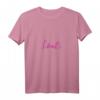 Damen Fun Shirt Läuft. Laufshirt, Wandershirt, zum Joggen & Walken mit V-Ausschnitt – Lustiges Motiv mit Spruch in Pink