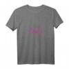 Damen Fun Shirt Läuft. Laufshirt, Wandershirt, zum Joggen & Walken mit V-Ausschnitt – Lustiges Motiv mit Spruch in Pink