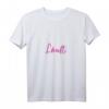 Damen Fun Shirt Läuft. Laufshirt, Wandershirt, zum Joggen & Walken mit V-Ausschnitt – Lustiges Motiv mit Spruch in Pink