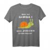 Das Ist Gerda Wir Joggen Gemeinsam - Lustiges Lauf- und Jogging T-Shirt mit Schnecke für Läufer, Anfänger & Freunde