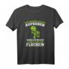 Ich Werde Nicht Aufgeben Läufer Schildkröte T-Shirt – Lustiges Laufshirt für Marathon, Jogging & Hindernisläufe, Geschenk für Läufer und Laufteam