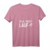 Damen Lauf T-Shirt mit Spruch 'Heul nicht, lauf!' – Lustige Geschenkidee für Jogger, Läuferinnen & Sportler zu Weihnachten, Geburtstag & mehr