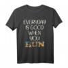 Jogging Sport Joggen Läufer T-Shirt - Perfekt für Marathon, Halbmarathon & Ausdauerläufe für Läufer und Jogger