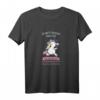 Damen Joggen Schrittzähler Einhorn T-Shirt – Lustiges Geschenk für fortgeschrittene Läuferinnen und Joggerinnen mit Humor