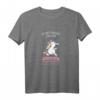 Damen Joggen Schrittzähler Einhorn T-Shirt – Lustiges Geschenk für fortgeschrittene Läuferinnen und Joggerinnen mit Humor