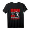 Laufen Joggen Sport Grafik Läufer Jogger Spruch T-Shirt - Motivierende Lauf- und Jogging-Shirts für Sportbegeisterte