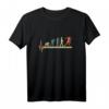 Herren Evolution Marathon Läufer T-Shirt mit Herzschlag – Perfektes Geschenk für Läufer, Team & Verein zu Geburtstag oder Weihnachten