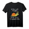 Lustiges Schnecke Energiesparmodus T-Shirt – Für Jogger, Läufer und Büro, Humorvolles Motiv gegen Stress & Hektik