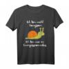 Lustiges Schnecke Energiesparmodus T-Shirt – Für Jogger, Läufer und Büro, Humorvolles Motiv gegen Stress & Hektik