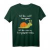 Lustiges Schnecke Energiesparmodus T-Shirt – Für Jogger, Läufer und Büro, Humorvolles Motiv gegen Stress & Hektik