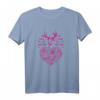 Hirsch Oktoberfest T-Shirt für Frauen mit Mandala Herz – Perfekt für Wiesn, Volksfeste, Kirmes & als Geschenk für Freundinnen