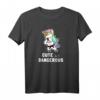 Lustiges Einhorn Karate T-Shirt für Mädchen - Süß aber Gefährlich, Perfektes Geschenk für Martial Arts und Einhorn Fans