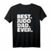 Herren BEST Judo Dad Ever T-Shirt – Geschenk für Väter und Großväter, perfekt für Judo-Fans