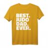 Herren BEST Judo Dad Ever T-Shirt – Geschenk für Väter und Großväter, perfekt für Judo-Fans