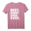 Herren BEST Judo Dad Ever T-Shirt – Geschenk für Väter und Großväter, perfekt für Judo-Fans