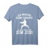Judo Judotrainer Judokämpfer Kampfsport Geschenk T-Shirt - Perfekt für Judoka & Trainer, Mit Motiv 'Ich brauche keine Therapie ich muss einfach nur zum Judo'