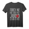 HapMonkey Judo Fans T-Shirt mit lustigem Spruch - Perfektes Geschenk für Judoka und Kampfsportliebhaber
