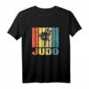 HapMonkey Geschenk für Kampfsportfans - Retro Judo & Mehr Sportarten T-Shirt für Judoka, Karateka & Kung-Fu Enthusiasten