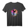 Mädchen Regenbogen Karate & Taekwondo Silhouette T-Shirt – Trendiges Kampfsport Bekleidung für Geburtstage, Weihnachten und Alltag
