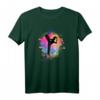 Mädchen Regenbogen Karate & Taekwondo Silhouette T-Shirt – Trendiges Kampfsport Bekleidung für Geburtstage, Weihnachten und Alltag