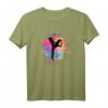 Mädchen Regenbogen Karate & Taekwondo Silhouette T-Shirt – Trendiges Kampfsport Bekleidung für Geburtstage, Weihnachten und Alltag