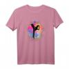 Mädchen Regenbogen Karate & Taekwondo Silhouette T-Shirt – Trendiges Kampfsport Bekleidung für Geburtstage, Weihnachten und Alltag