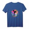 Mädchen Regenbogen Karate & Taekwondo Silhouette T-Shirt – Trendiges Kampfsport Bekleidung für Geburtstage, Weihnachten und Alltag