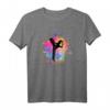 Mädchen Regenbogen Karate & Taekwondo Silhouette T-Shirt – Trendiges Kampfsport Bekleidung für Geburtstage, Weihnachten und Alltag