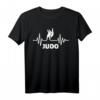 Judo Frequenz T-Shirt für Fans – Herzschlag Motiv, klassisch geschnitten, perfektes Geschenk für Judoka und Judo Begeisterte
