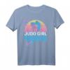 Judo Mädchen Kampfsport Retro T-Shirt - Stylisches Design für junge Kampfsportlerinnen und Japan-Fans