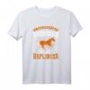 Frau mit Haflinger Pferde Shirt Damen Mädchen - Lustiges Geschenk für Pferdefans, Pferdeliebhaber und Haflinger Enthusiasten