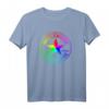 Hollywood Walk of Fame Los Angeles Surfer T-Shirt – Buntes Souvenir & Geschenk für Reisende & Surfer, Perfekt für Touristen & Urlauber
