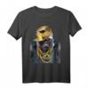 Rapper Gorilla in Gold Kette und Cap Hip Hop Kultur T-Shirt - Kreatives Tier-Design für Fans & Streetwear-Liebhaber