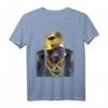 Rapper Gorilla in Gold Kette und Cap Hip Hop Kultur T-Shirt - Kreatives Tier-Design für Fans & Streetwear-Liebhaber
