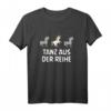 Be Different Mut Einhorn T-Shirt - Lustiges Tanz aus der Reihe Design als Geschenk für Mutmacher und Individualisten