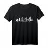 Evolution Kanu Fahrer Paddelboot Kajak Kajakfahrer Kanusport T-Shirt - Lustiges Geschenk für Wassersportler, Vereine & Teams