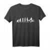 Evolution Kanu Fahrer Paddelboot Kajak Kajakfahrer Kanusport T-Shirt - Lustiges Geschenk für Wassersportler, Vereine & Teams