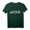 Evolution Kanu Fahrer Paddelboot Kajak Kajakfahrer Kanusport T-Shirt - Lustiges Geschenk für Wassersportler, Vereine & Teams